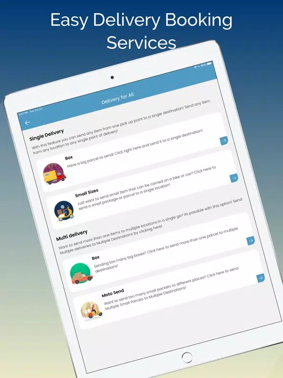 Скриншоты Fixbee Customer iPad 