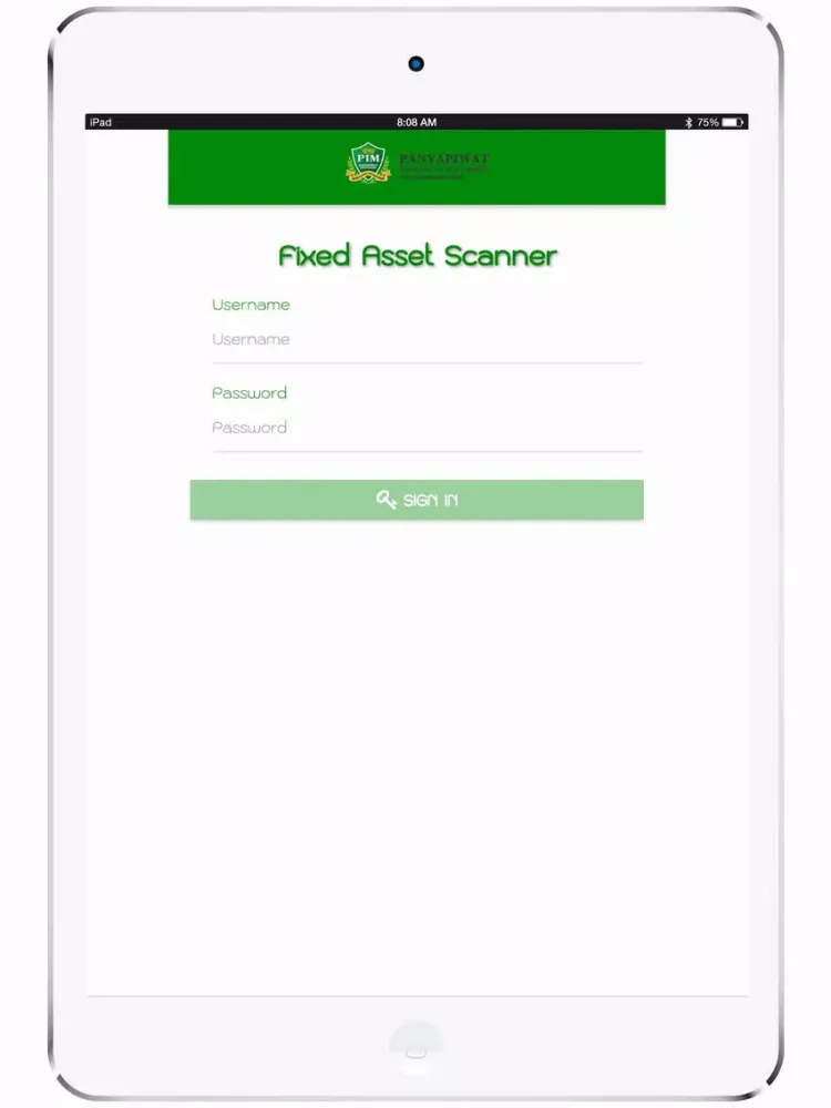 صور Fixed Asset Scanner iPad 
