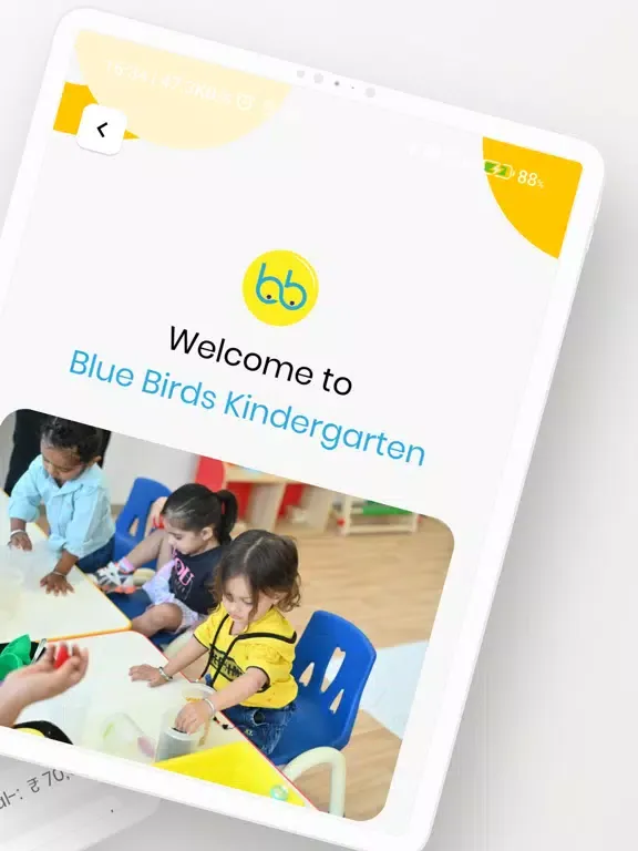 صور BlueBirds Kindergarten iPad 