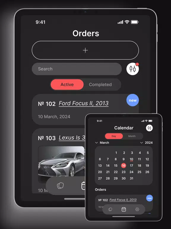 FixIt Garage Manager iPad  Screenshots