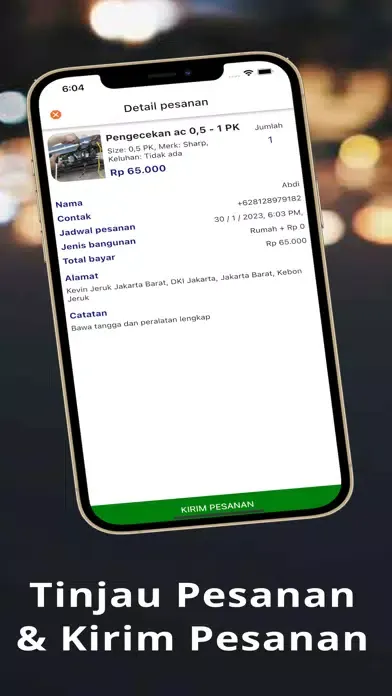 Capturas de pantalla de Fixsjasa - Servis AC & Cuci AC