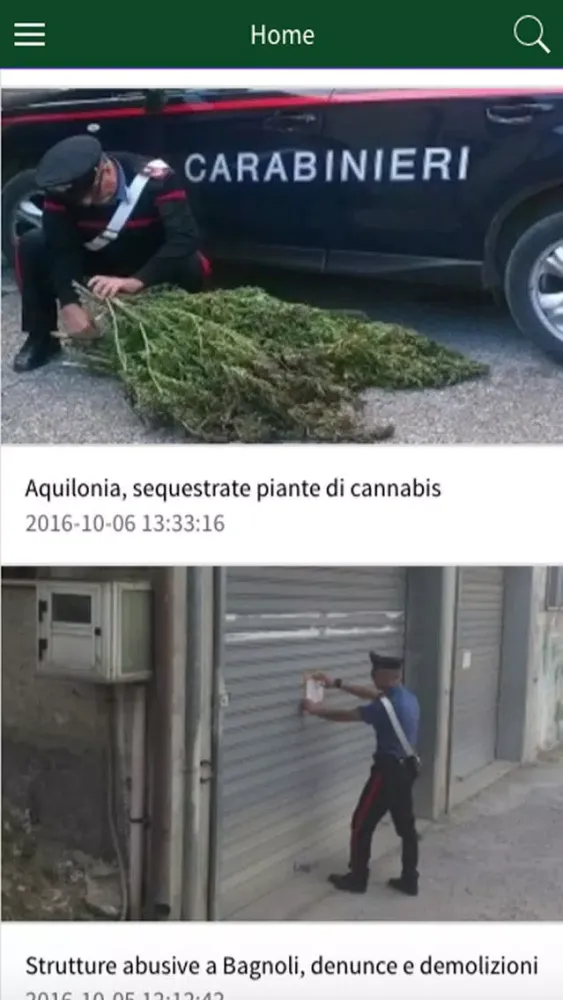 Tangkapan layar Irpinia Post