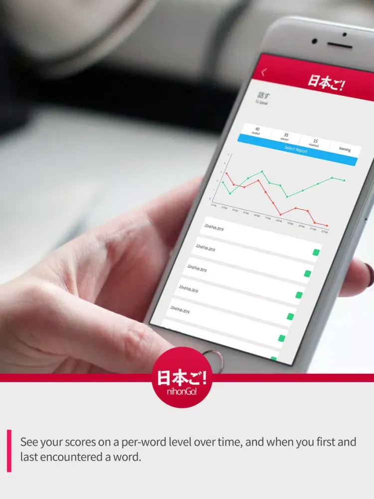 ภาพหน้าจอของ Learn Japanese with NihonGo! iPad 