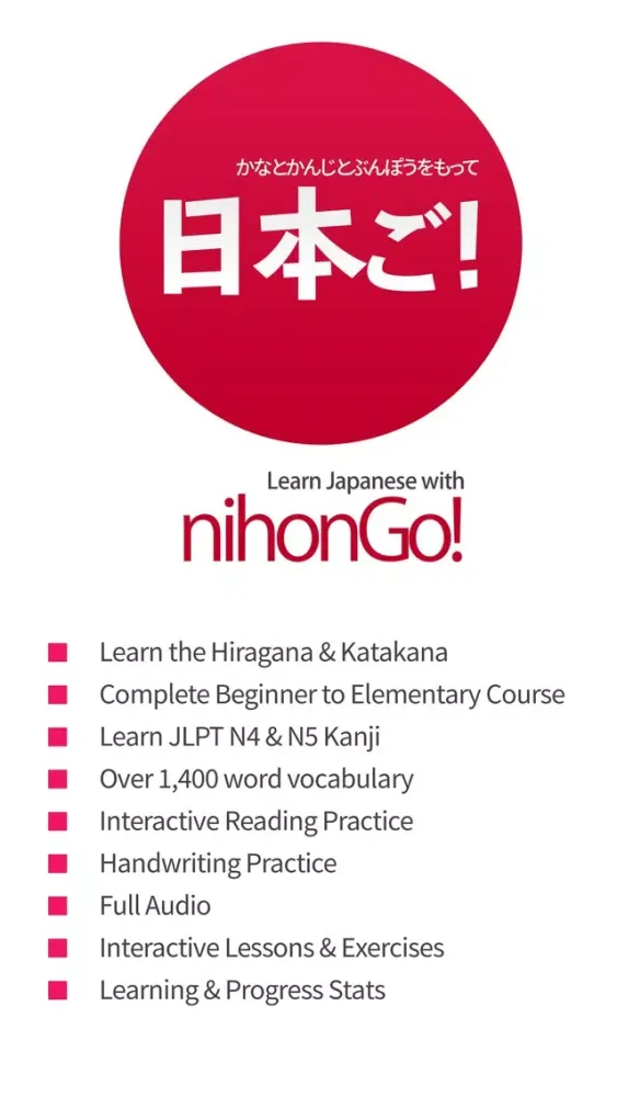 ภาพหน้าจอของ Learn Japanese with NihonGo!