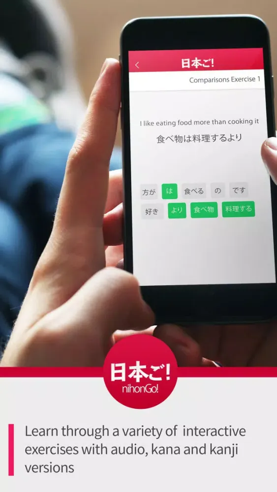 ภาพหน้าจอของ Learn Japanese with NihonGo!