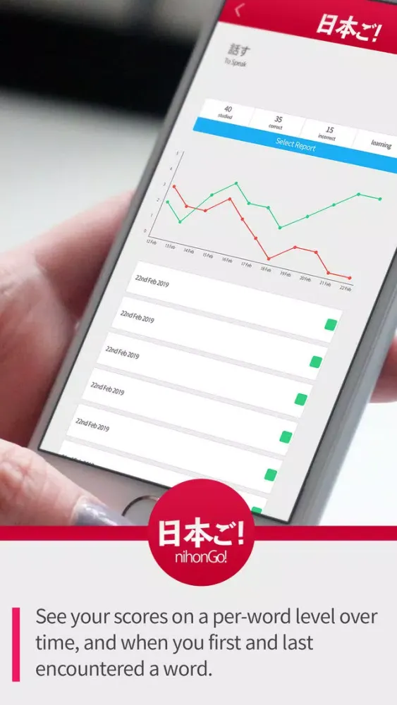 ภาพหน้าจอของ Learn Japanese with NihonGo!