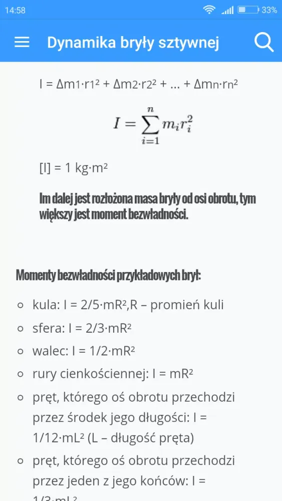 Fizyka dla liceum i gimnazjum سکرین شاٹس