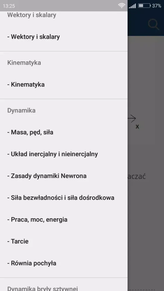 Fizyka dla liceum i gimnazjum سکرین شاٹس