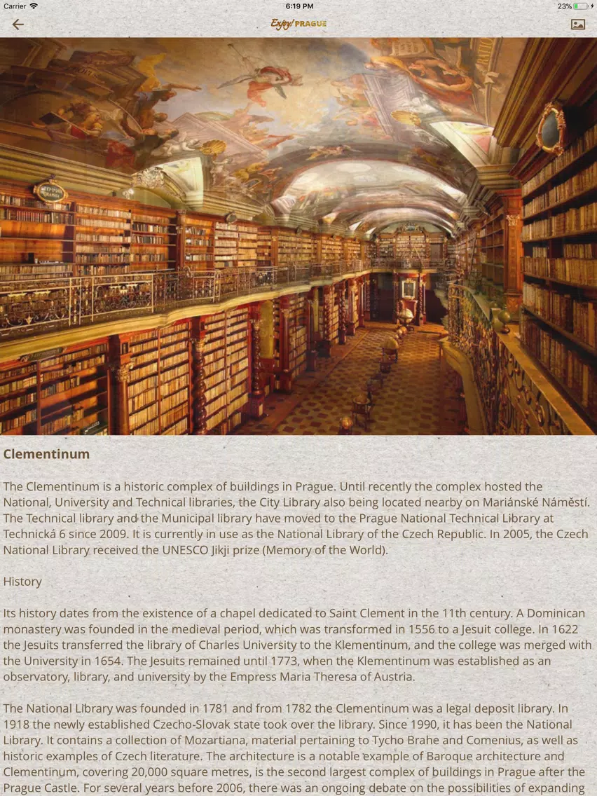 Enjoy Prague - History & Tours iPad 應用截圖