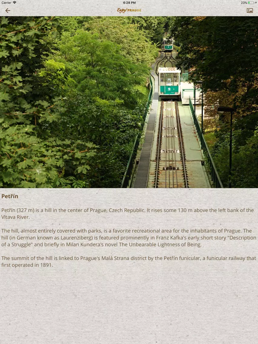 Enjoy Prague - History & Tours iPad 應用截圖