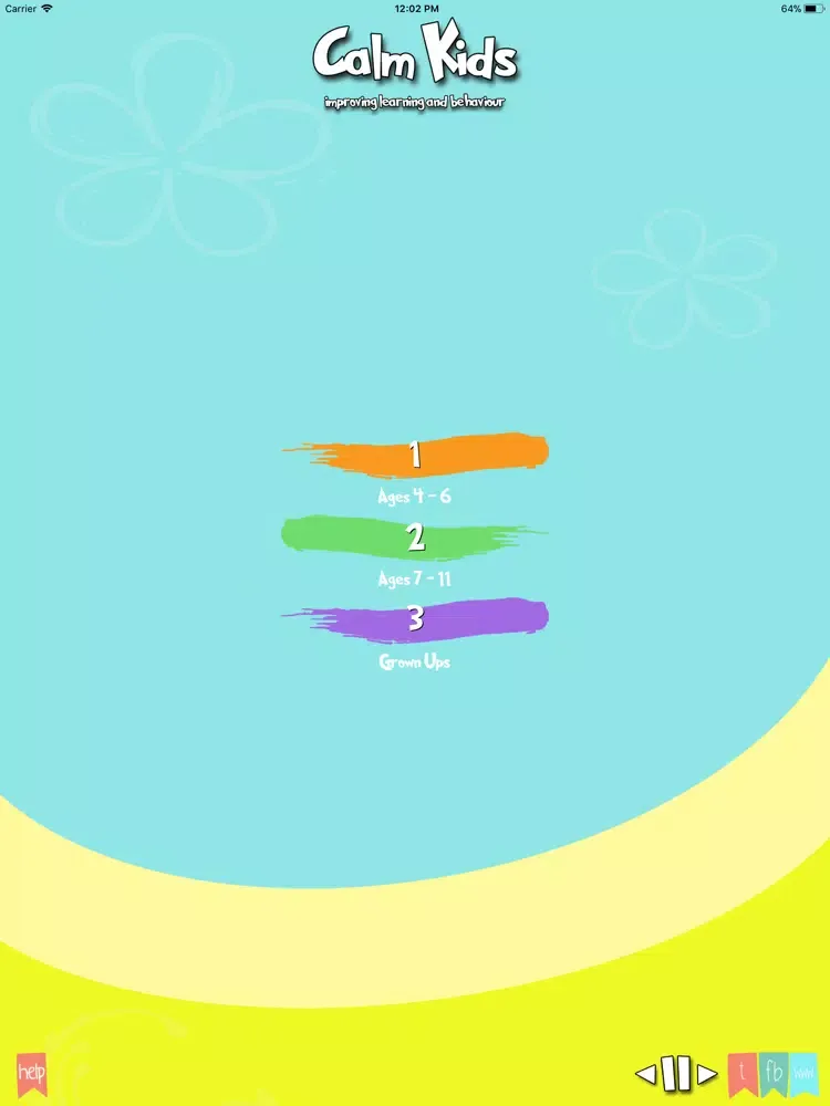 Tangkapan skrin Calm Kids iPad 