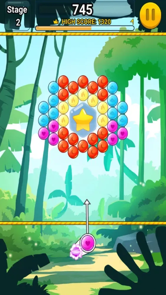 Tangkapan skrin Bubble Spinning