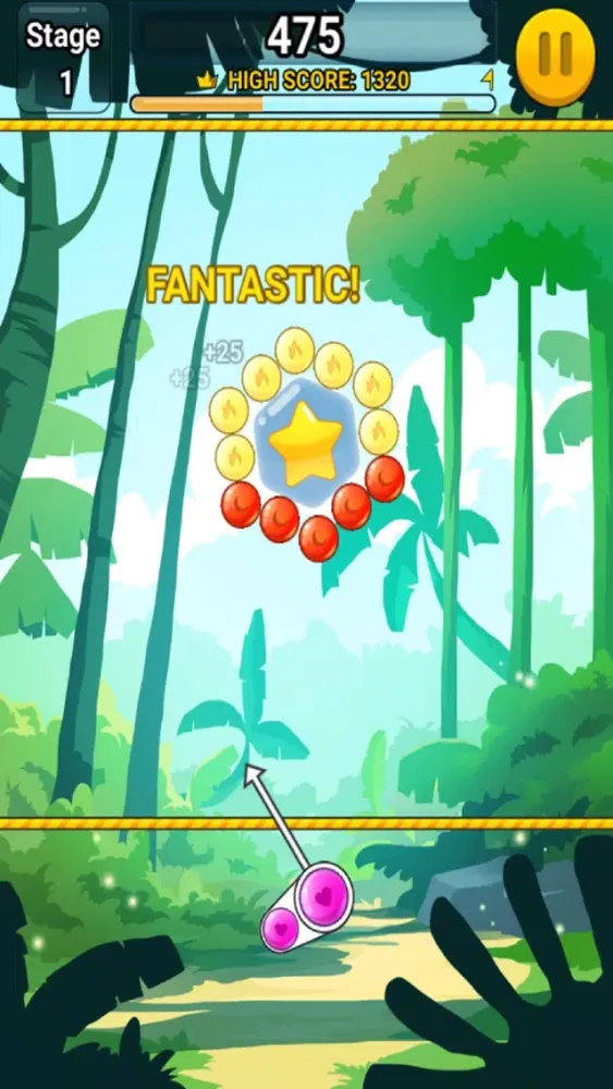 Tangkapan skrin Bubble Spinning
