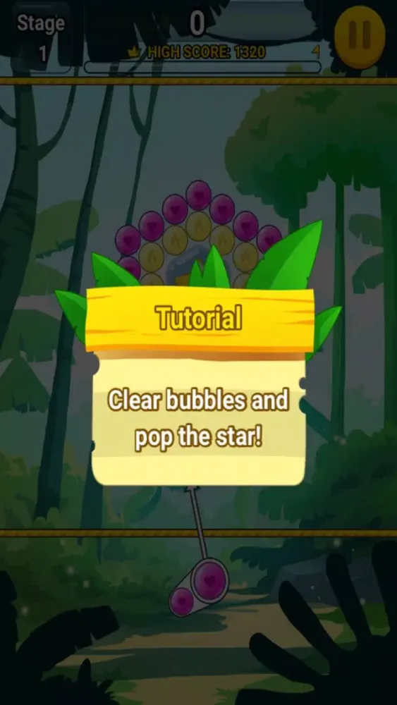 Tangkapan skrin Bubble Spinning