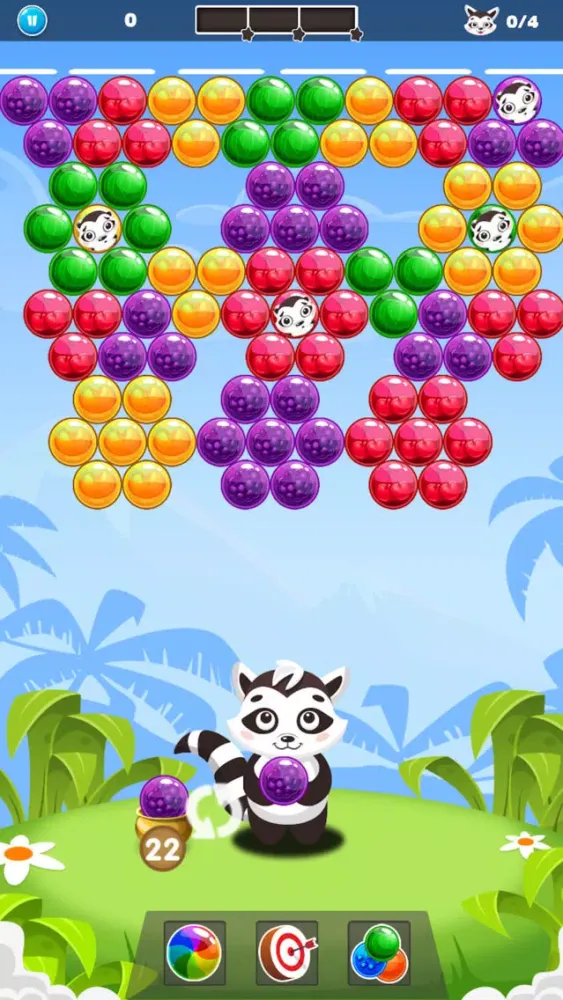 Скриншоты Bubble Raccoon Legend