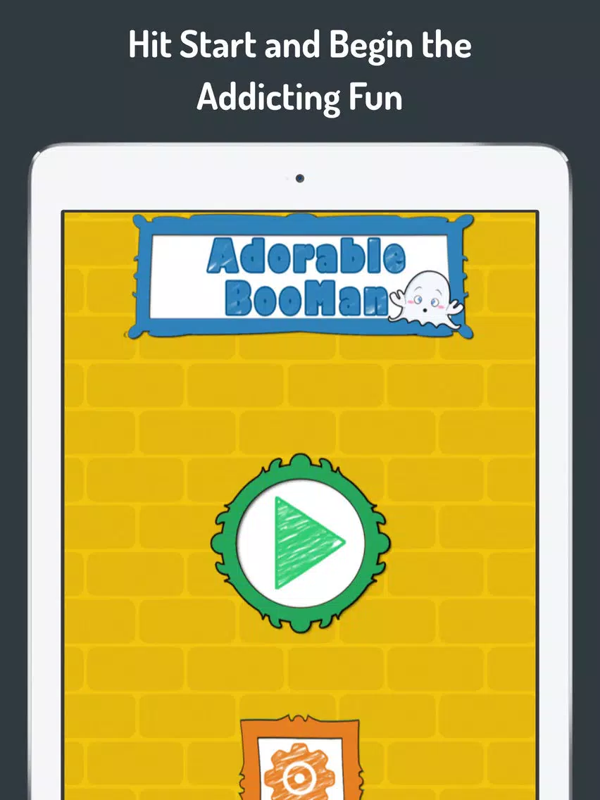 Adorable Booman - Cute Flying Ghost iPad  스크린샷