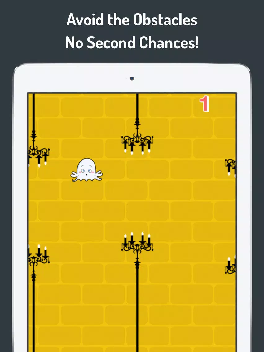 Adorable Booman - Cute Flying Ghost iPad  스크린샷