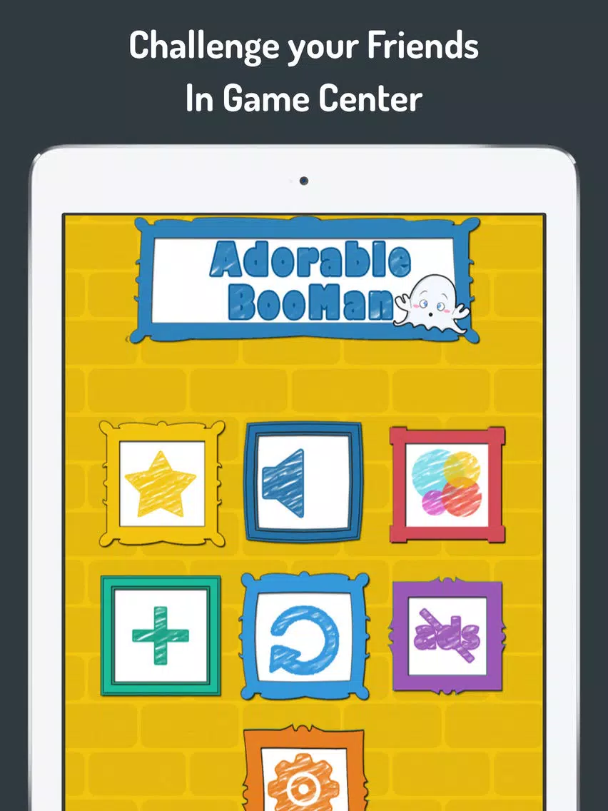 Adorable Booman - Cute Flying Ghost iPad  스크린샷
