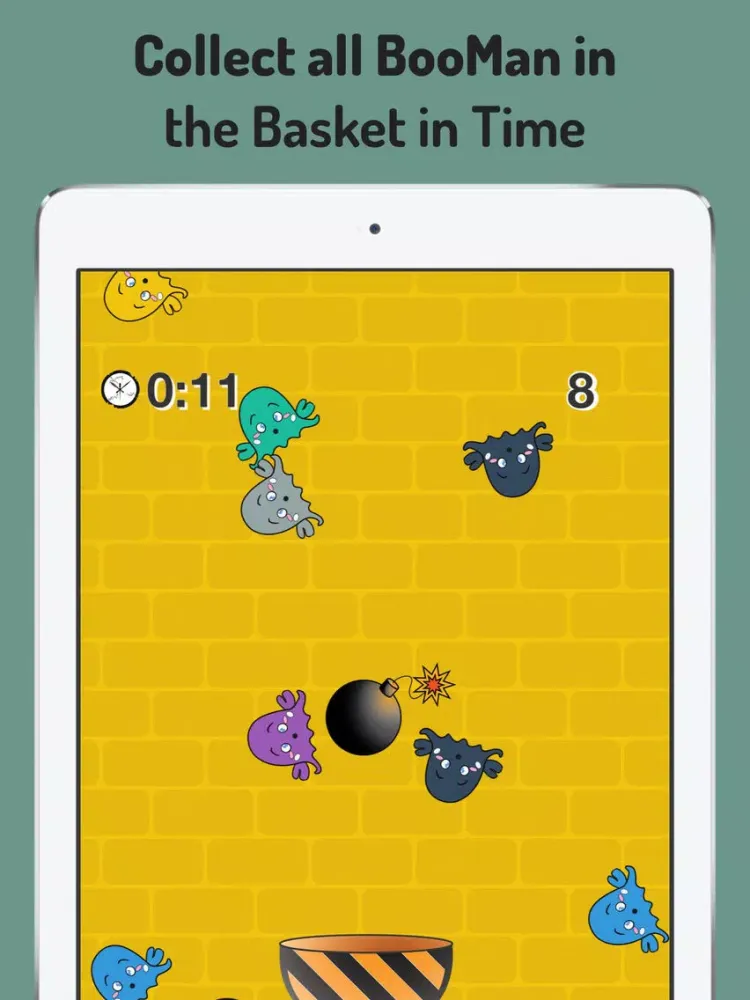 Tangkapan skrin Collect the Booman - Save the Cute Ghosts iPad 