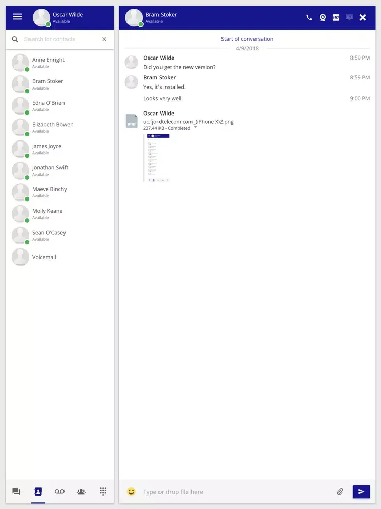 Fjord UC iPad  স্ক্রিনশট