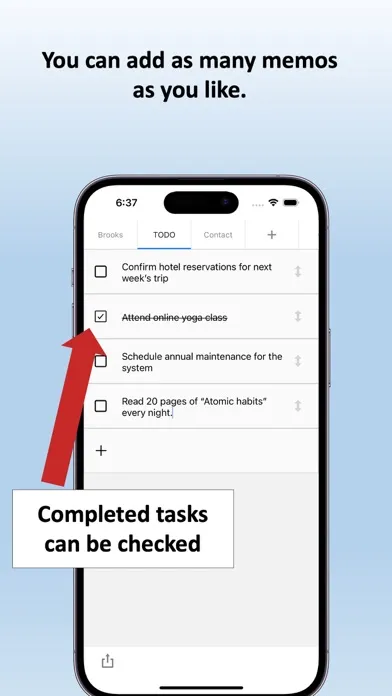 Capturas de tela do TabTasks: Multi TODO List