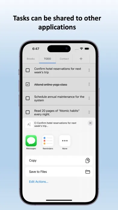 Capturas de tela do TabTasks: Multi TODO List