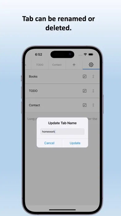 Capturas de tela do TabTasks: Multi TODO List