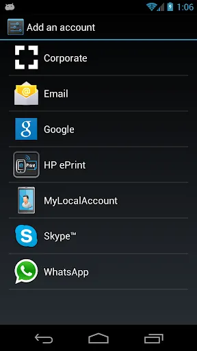 Tangkapan layar MyLocalAccount