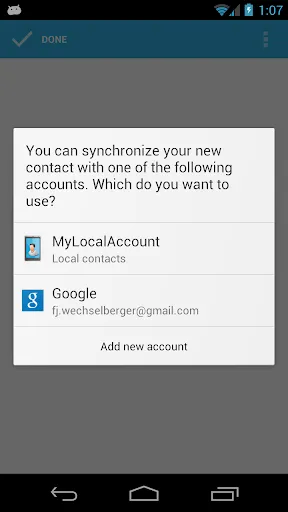 Tangkapan layar MyLocalAccount