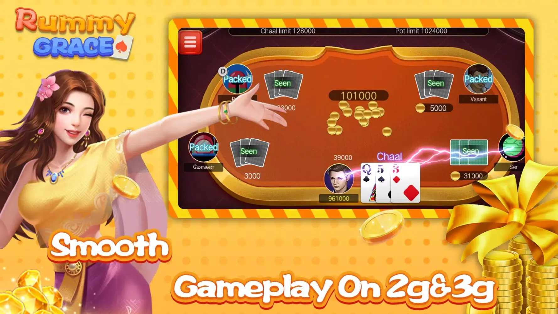 Capturas de pantalla de Grace Rummy - Online Card