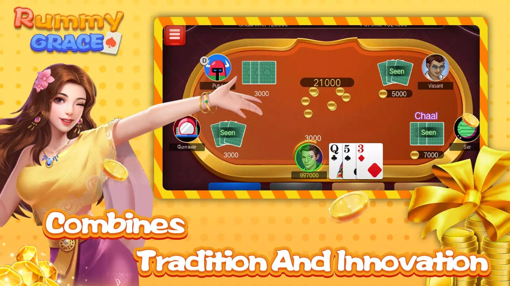 Capturas de pantalla de Grace Rummy - Online Card