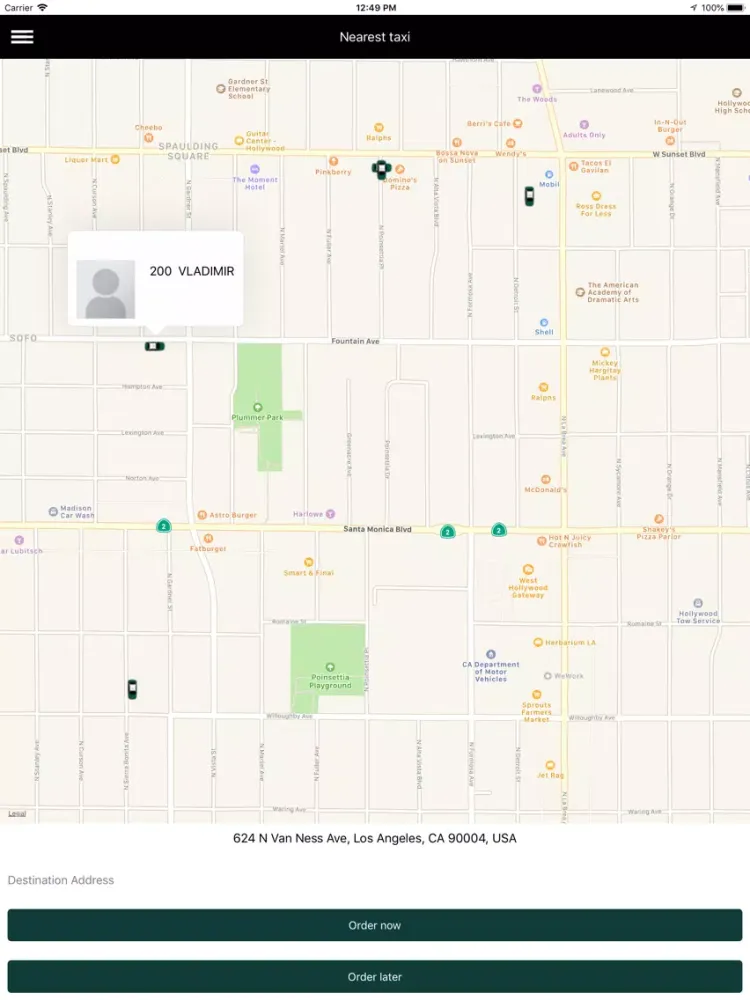 Скриншоты Ride L.A. - United Taxi iPad 