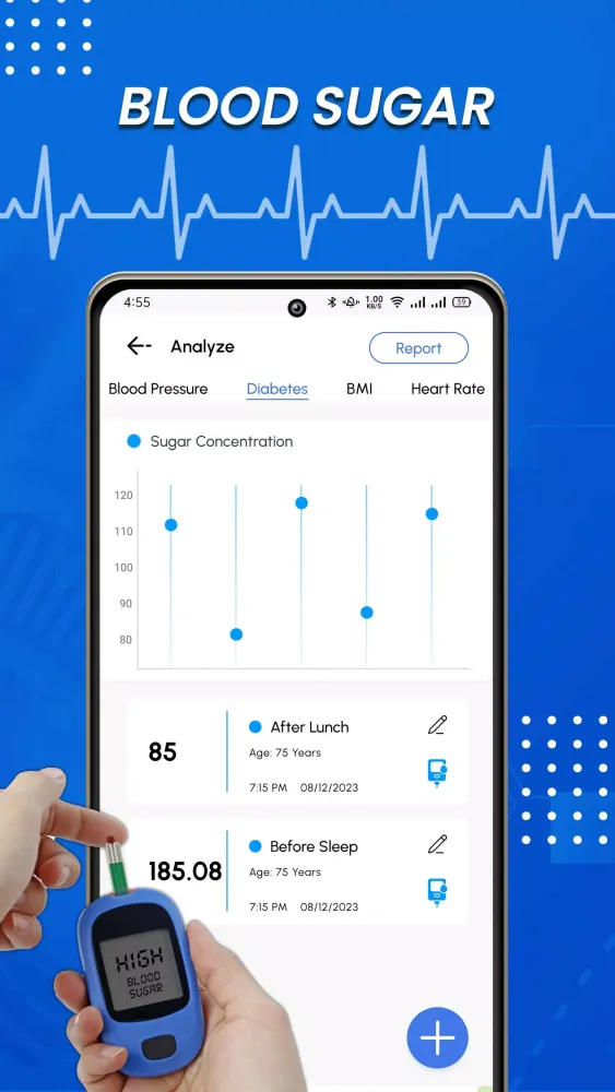 Blood Pressure Monitor Screenshots
