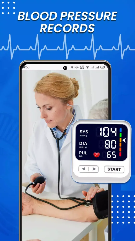 Blood Pressure Monitor Screenshots