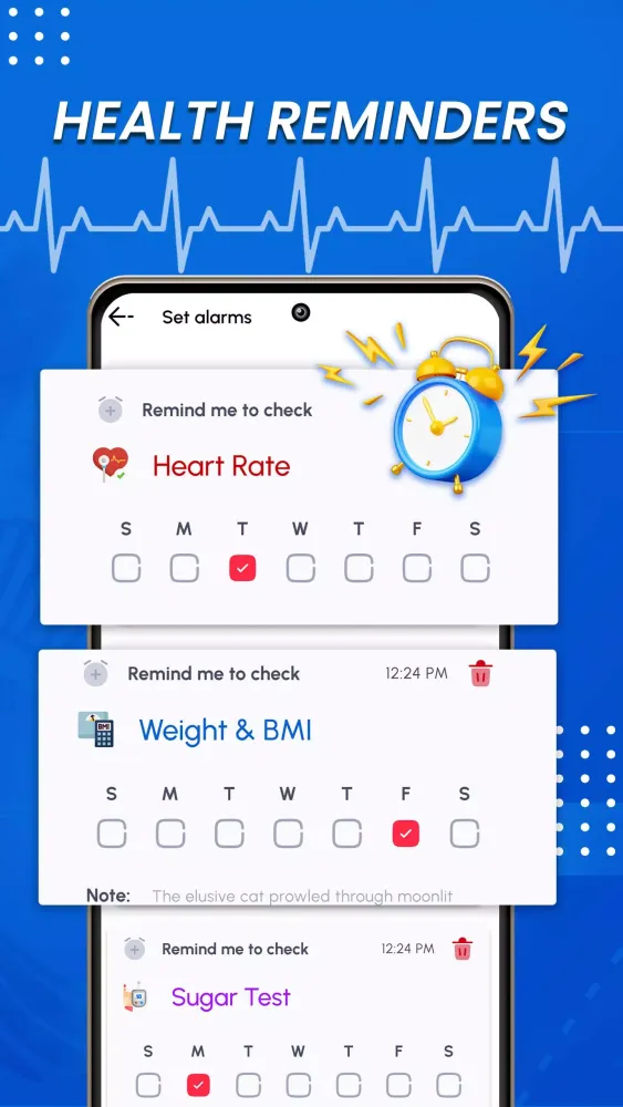 Blood Pressure Monitor Screenshots