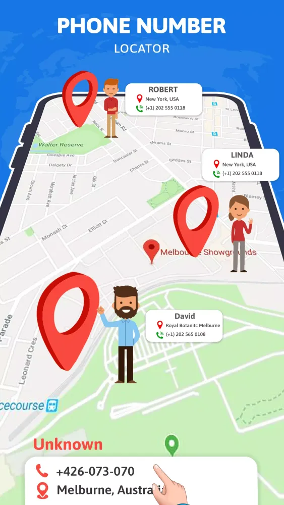 Number Locator Trace Numbers应用截图