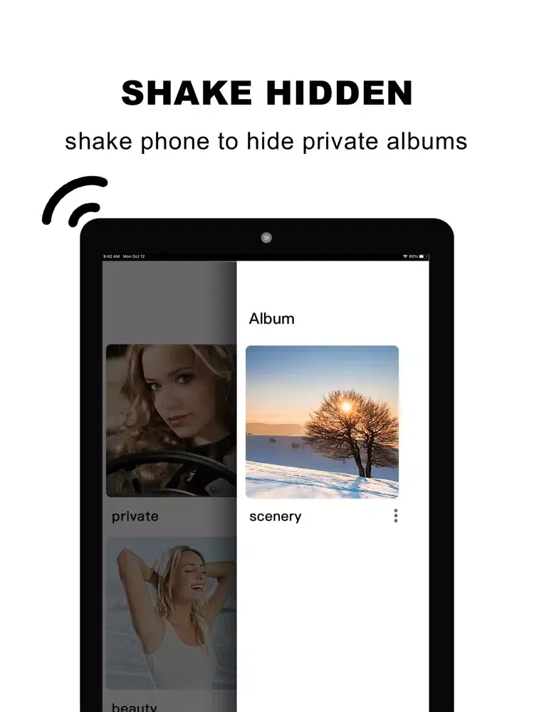 AH Album - Secret Photo Album iPad  Ekran Görüntüleri