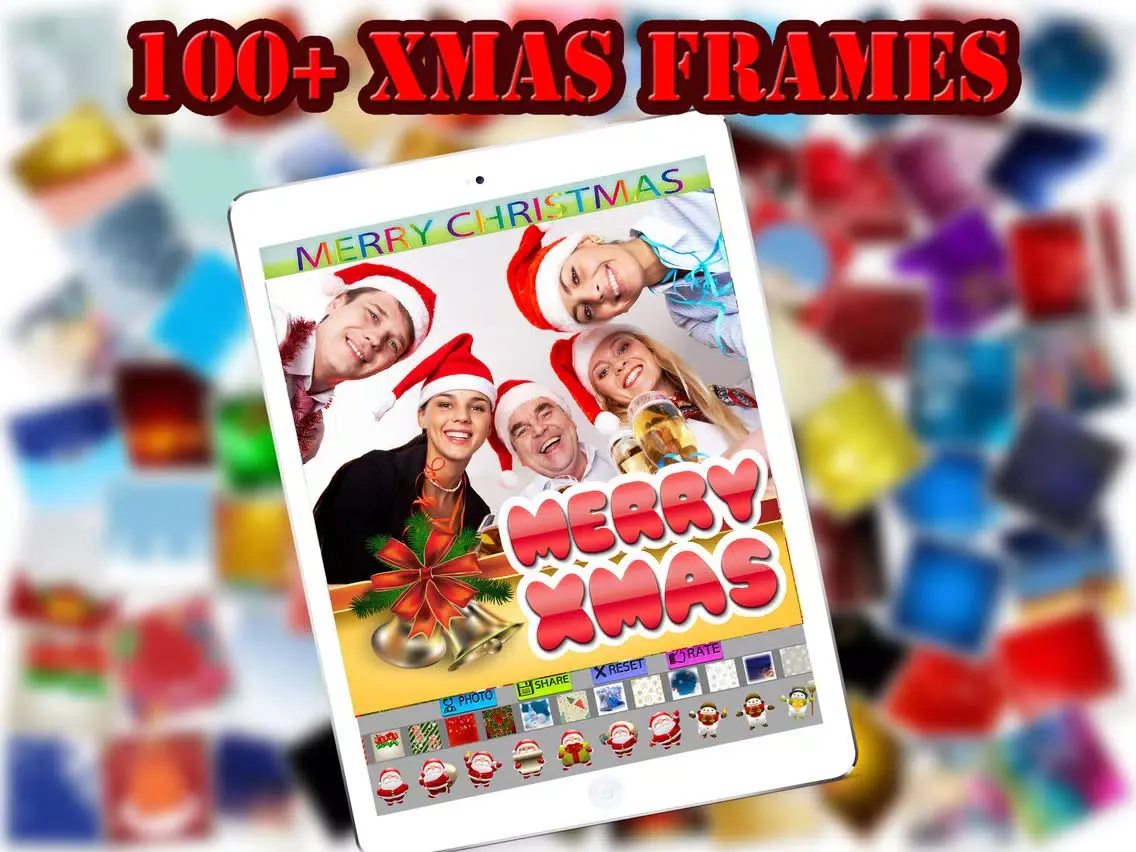Capturas de pantalla de Christmas Photo Frames and Stickers :) iPad 
