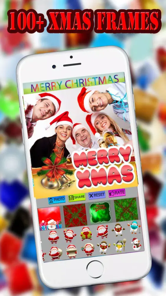 Capturas de pantalla de Christmas Photo Frames and Stickers :)