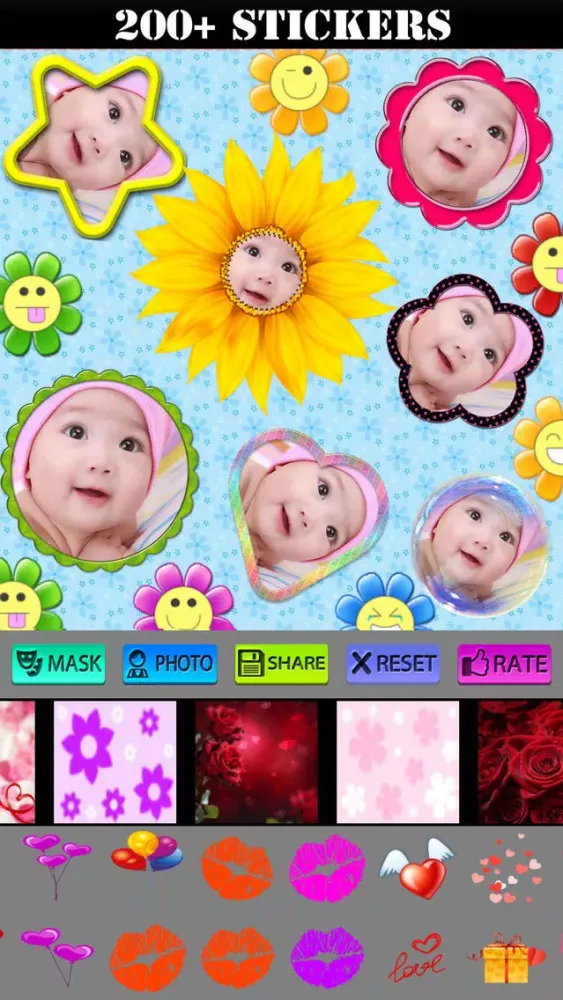 Best Flower Photo Frames Masks Ekran Görüntüleri