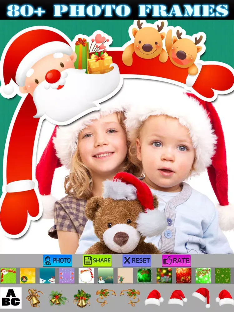 Captures d'écran de Christmas Photo Frames Packs and Stickers iPad 