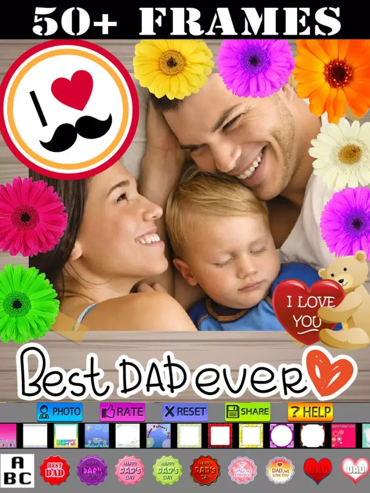 Скриншоты Happy Father's Day Picture Frames iPad 