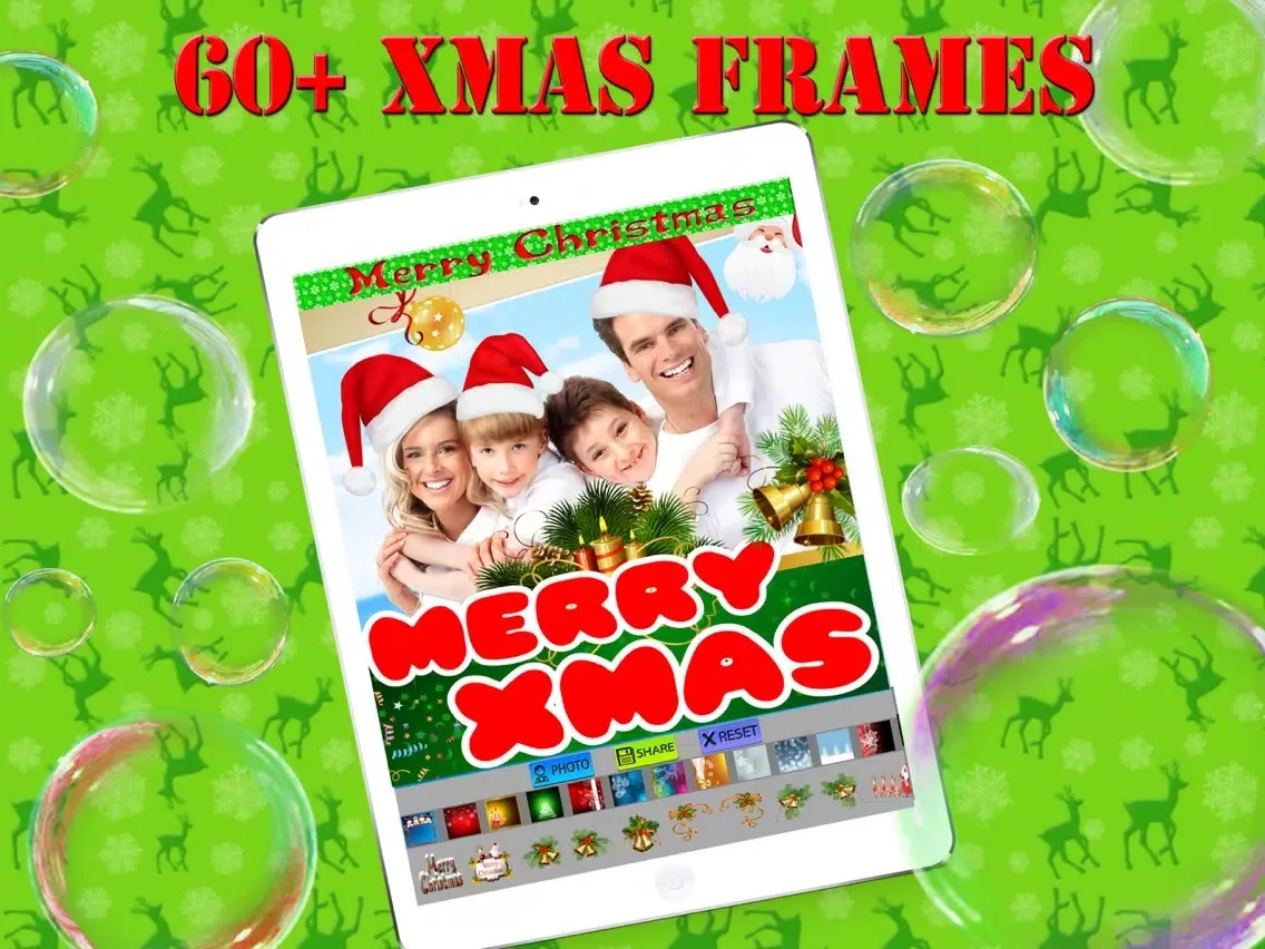 Capturas de pantalla de Xmas Photo Frames and Wallpapers iPad 
