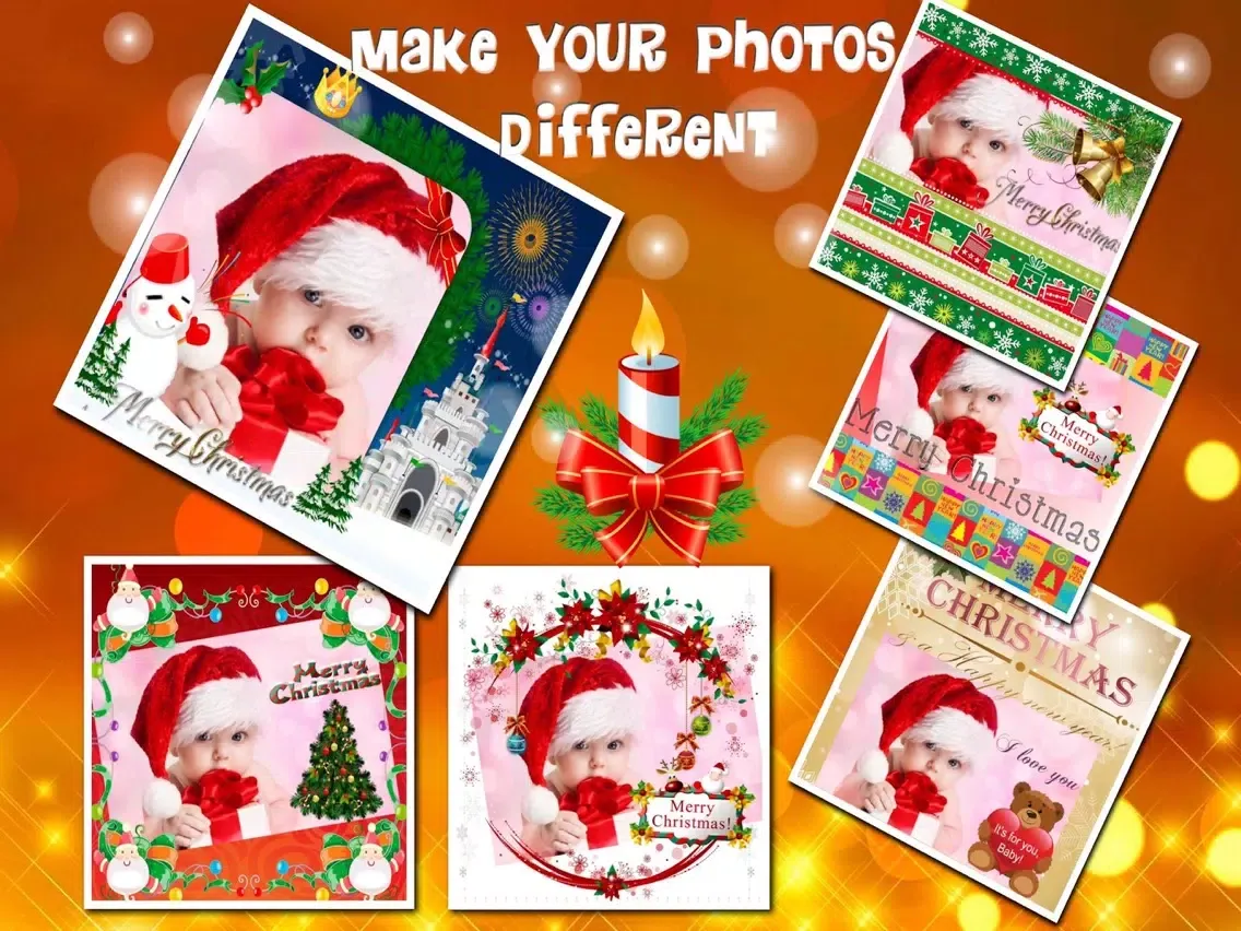 Capturas de pantalla de Xmas Photo Frames and Wallpapers iPad 