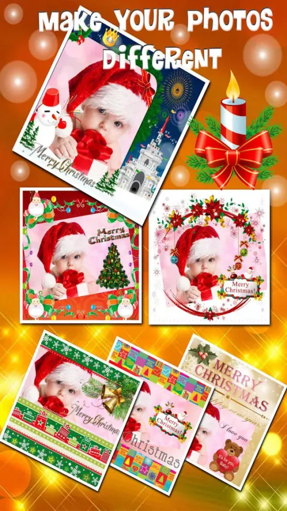 Capturas de pantalla de Xmas Photo Frames and Wallpapers