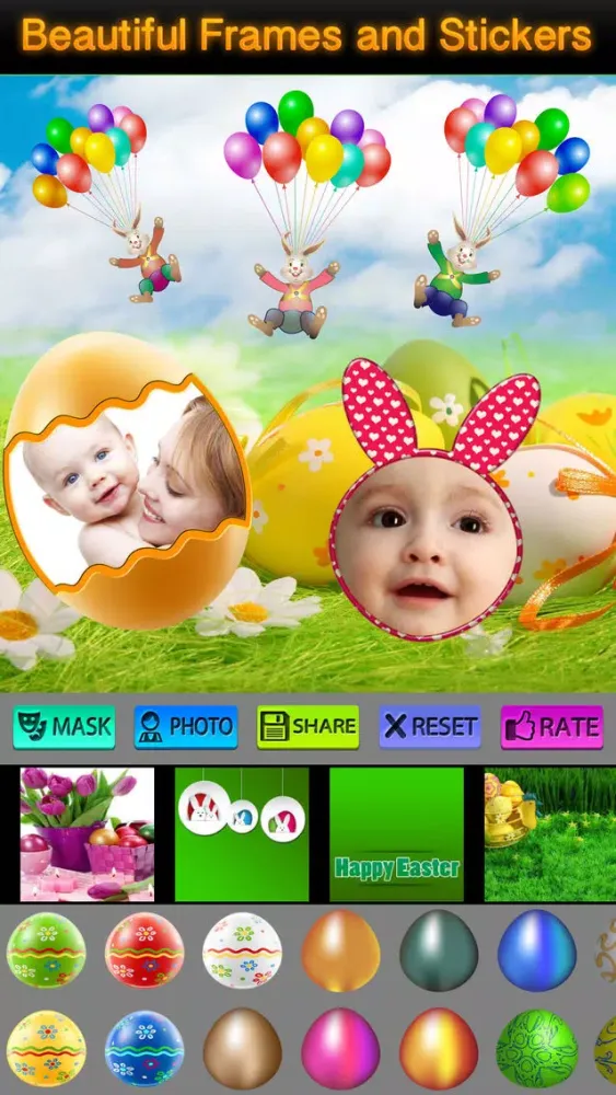 تصاویر Easter Picture Frames Stickers