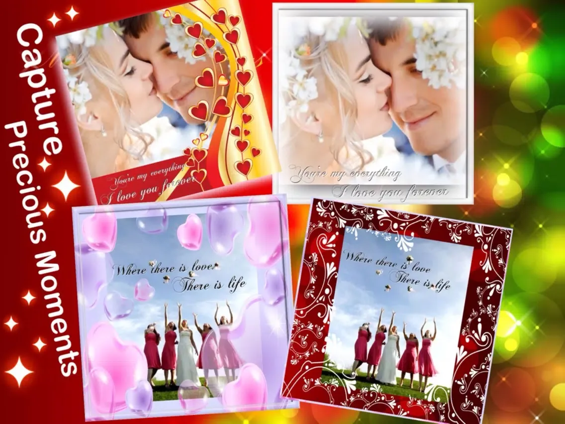 Captures d'écran de Sweet Love Frames Pro iPad 
