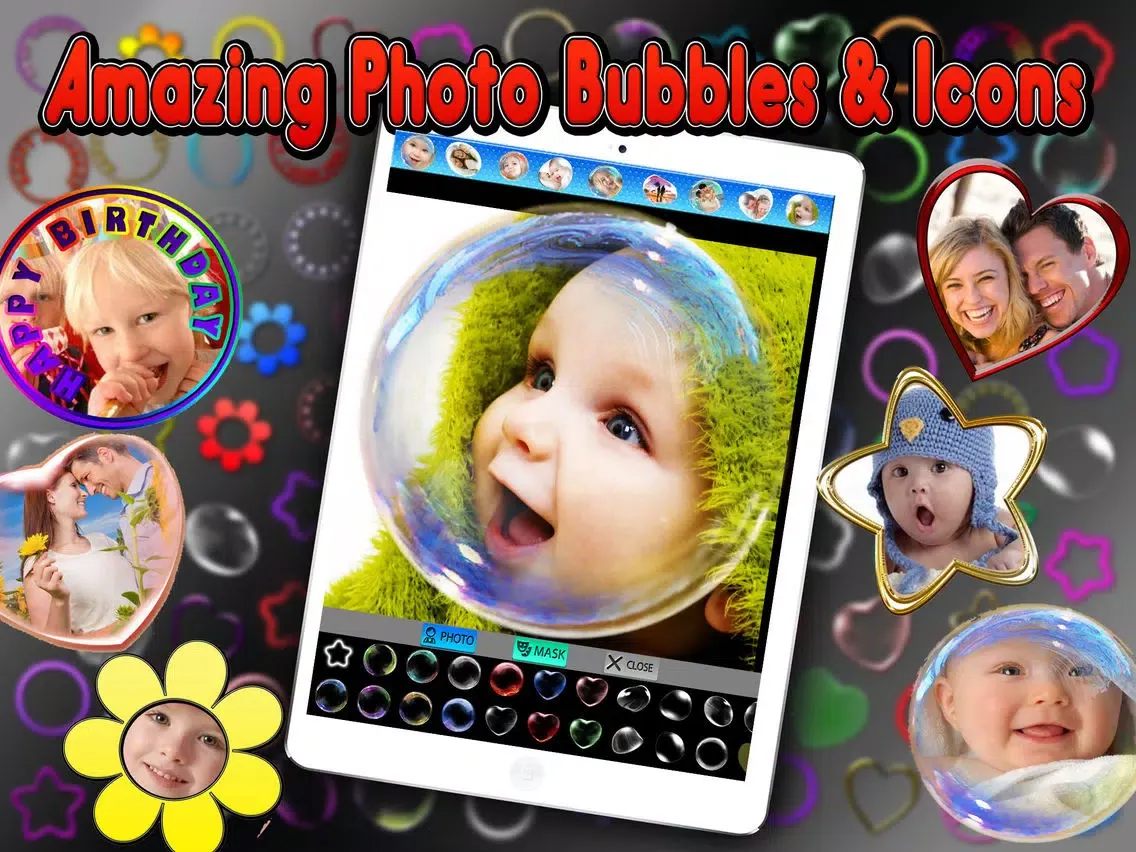 Photo Bubbles :) iPad  Ekran Görüntüleri