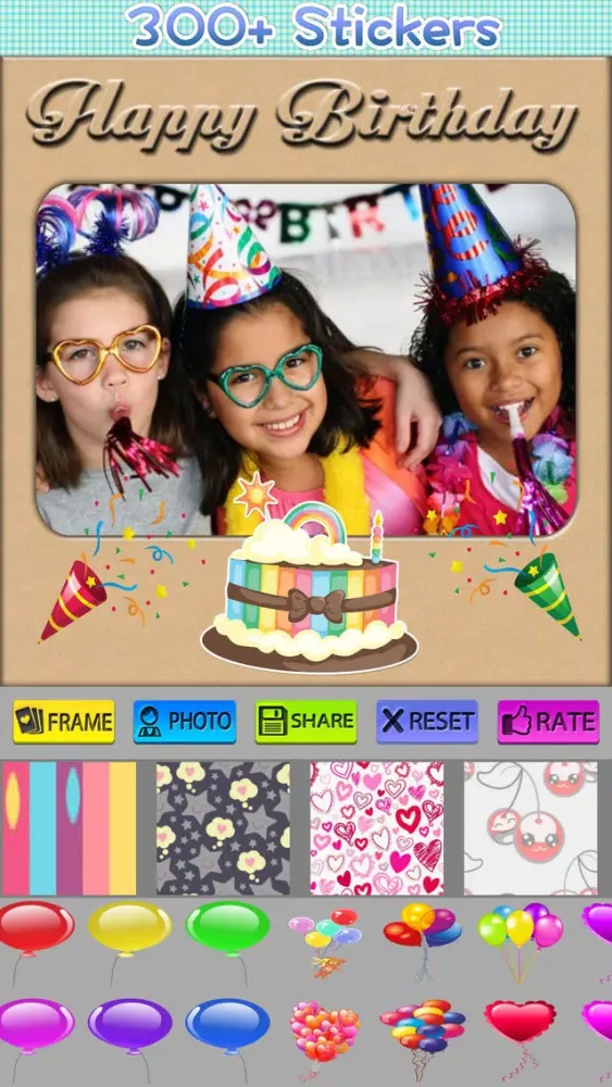 Zrzuty ekranu Happy Birthday Photo Frames and Styles