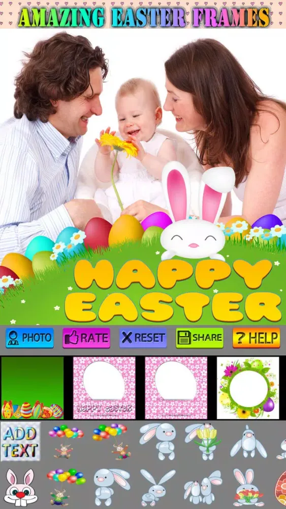 Capturas de pantalla de Lovely Easter Photo Frames